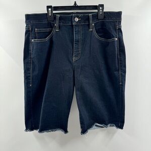 LuLaRoe Super Dark Wash Bermuda Denim Shorts – Size 32